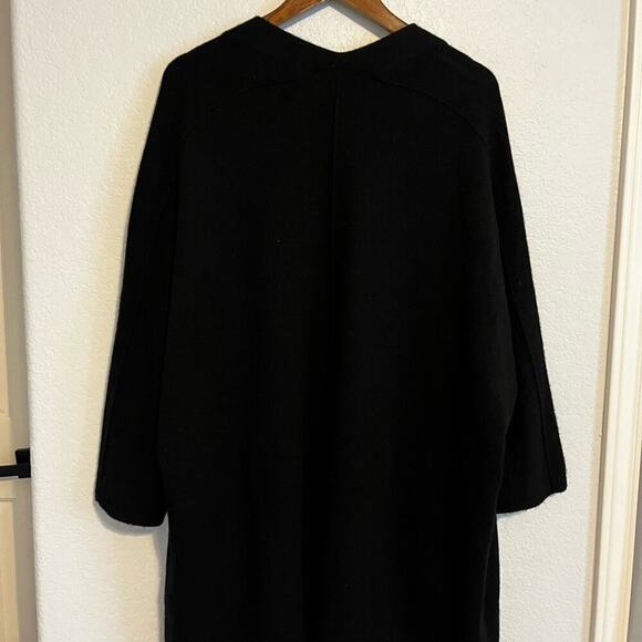 Vince Cashmere Oversized Open Front Cardigan Minimalist Lagenlook Black Small - Picture 11 of 11
